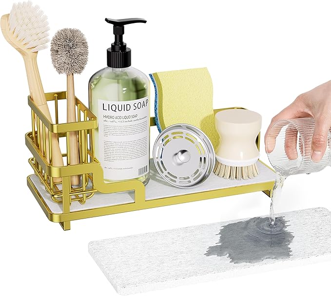 Consumest Sponge Holder for Kitchen Sink