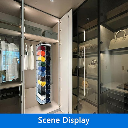Closet Organization, 24 Section Hanging Closet Organizer, Space Saving