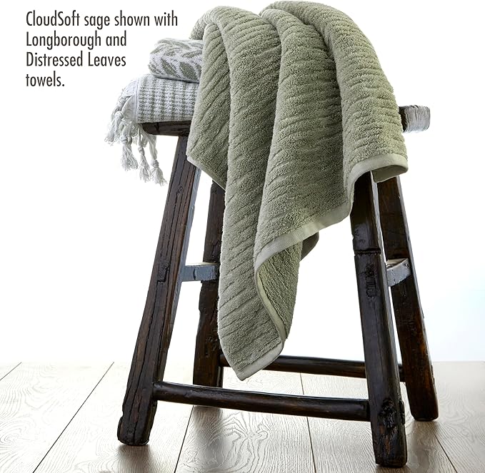 SKL Home CloudSoft Cotton Luxury 4 Pc Bath Towel Set