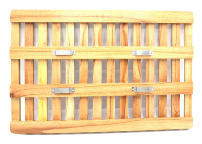 EISCO Wooden Herbarium Press Frame: 12 x 18 inches with 2 Buckle Straps