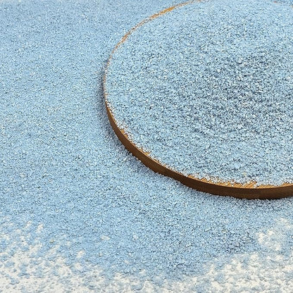 FANTIAN 5 lbs Blue Sand, 0.4-0.8 mm Decorative Sand for Aquarium, Fish Tank, Succulents, Candle, Vase, Wedding Ceremony, Arts Crafts and Bowl Fillers