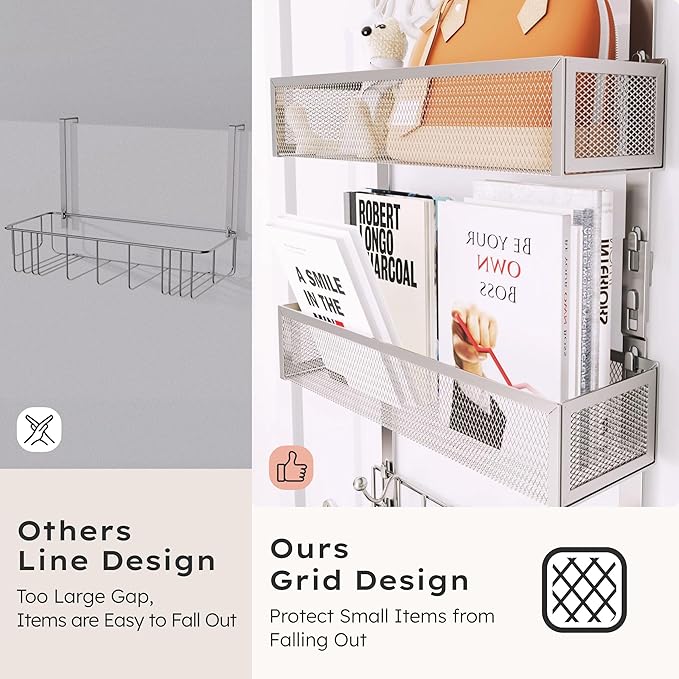 Consumest Over The Door Hooks Organizer
