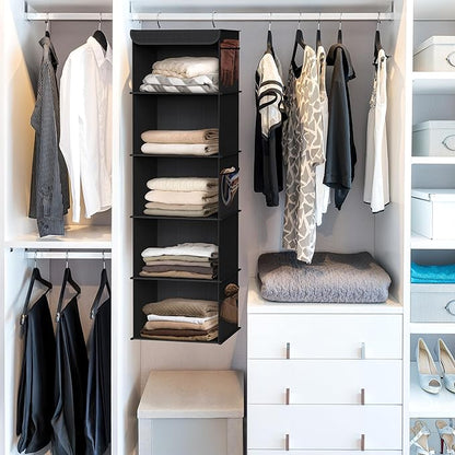 Simple Houseware 5 Shelf Hanging Closet Organizer