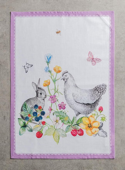 Maison d' Hermine Kitchen Towels Set of 3 100% Cotton 27.50" x 20" Reusable