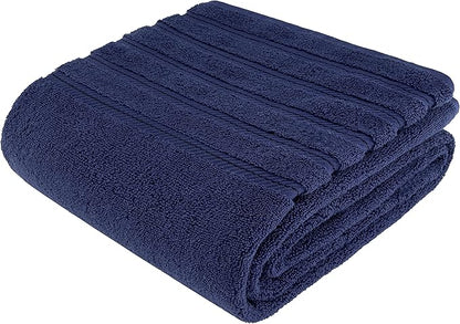 American Soft Linen 35x70 Jumbo Large Bath Towel, 600 GSM 100% Cotton Turkish
