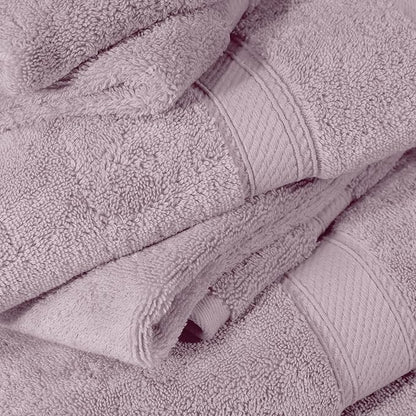 SUPERIOR Egyptian Cotton Pile 6 Piece Towel Set, Includes 2 Bath, 2 Hand