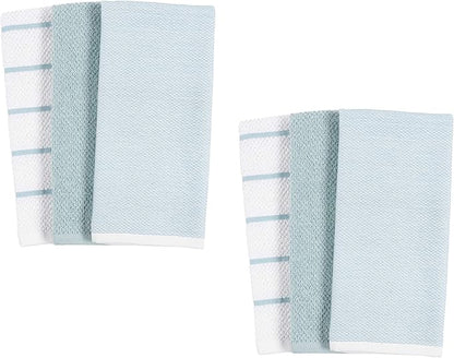 KAF Home Ayesha Curry Mixed Utility Kitchen Towel Set, Mixed Terry Kitchen