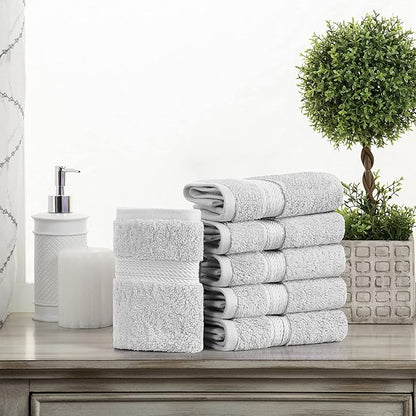 SUPERIOR Solid Egyptian Cotton Face Towel Set