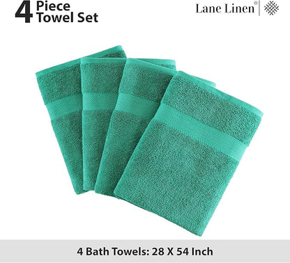 LANE LINEN Bath Towels Pack of 4