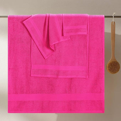 GLAMBURG Ultra Soft 8-Piece Towel Set