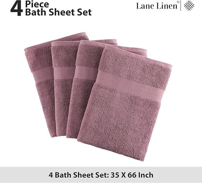 LANE LINEN 100% Ring Spun Cotton Bath Sheets