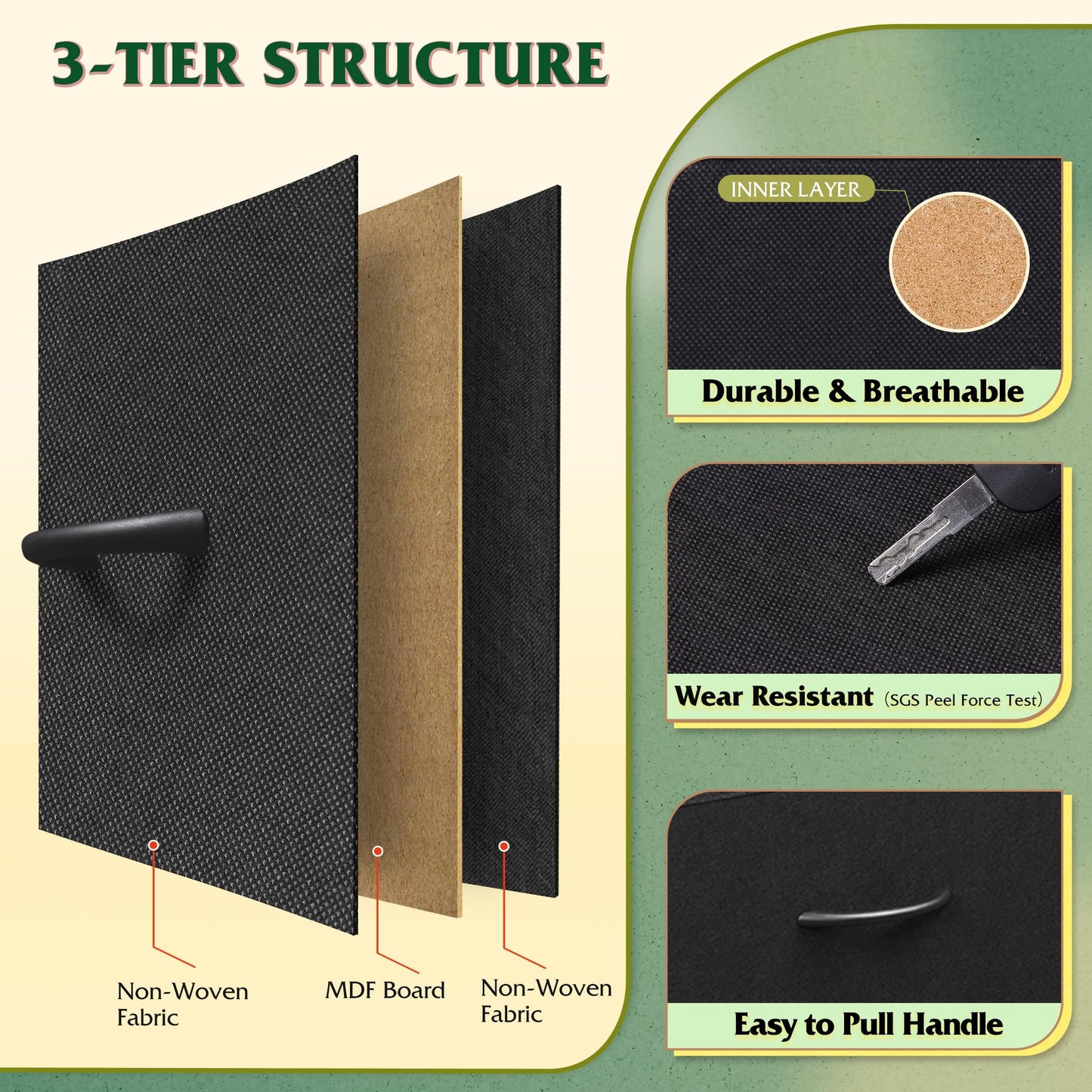 WLIVE Tall Dressers for Bedroom with 10 Drawers, Chest of Drawers, Dresser for Closet, Living Room, Hallway, Entryway, Black