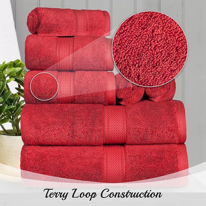 SUPERIOR Egyptian Cotton Pile Bath Sheet Set of 2, Ultra Soft Luxury Towels