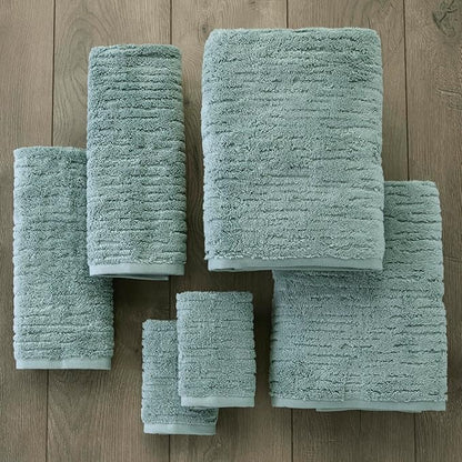 SKL Home CloudSoft 100% Cotton Luxury 6-Piece Towel Set, 600 GSM, Ultra Plush &