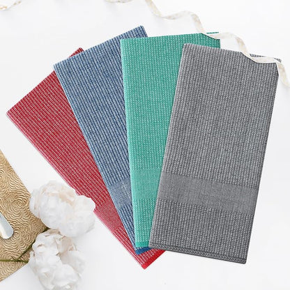 Homaxy Premium Kitchen Towels, Large Cotton Kitchen Hand Towels, Flat and Terry