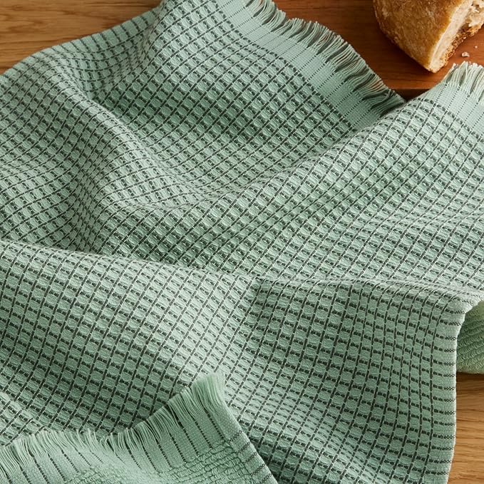 KitchenAid Gourmet Series Gridlines Kitchen Towels 3-Pack Set, 100% Cotton