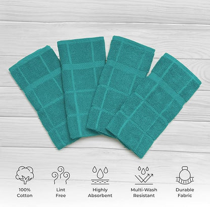 100% Cotton Terry Dish Cloth & Dish Towel)