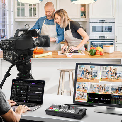 Osee GoStream Deck HDMI Pro Live Streaming Multi Camera Video Mixer Switcher with NDI Updatable