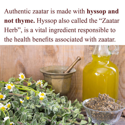 The Spice Way - Traditional Lebanese Zaatar with Hyssop (4 Oz)