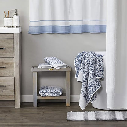 SKL Home Distressed Leaves 100% Turkish Cotton Premium 2-Piece Hand Towel Set
