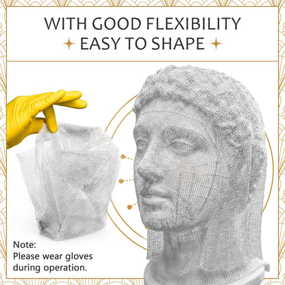 UNIFAMILY 2 Rolls Sculpting Wire Mesh,6.5FT x 16IN Aluminum Wire Mesh for Arts and Craft, Aluminum Armature Wires for Sculpting, Armature Mesh for Clay, Sculpting Craft Mesh for DIY Projects