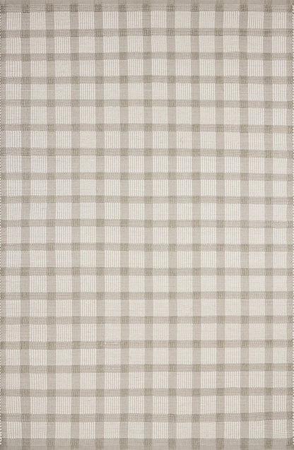 Loloi Magnolia Home by Joanna Gaines Ryder Collection RYD-02 Stone/Ivory 3'-6" x 5'-6" Accent Rug