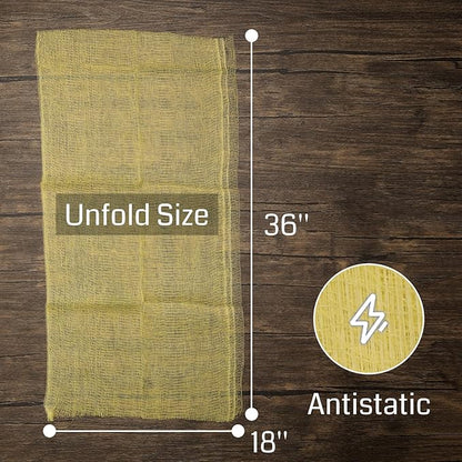 SainSmart Tack Cloth Set, Anti-Static Unfold Size 18'' x 36'', Fast Dust Remove