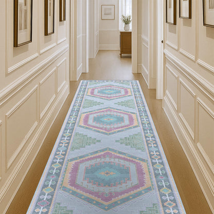 Fame Living Washable Area Rug. Modern Farmhouse. Vintage. Turkish. Bohemian. Distressed. Oriental. Traditional. Rugs for Living Room. Dining. Bedroom. Office. Entryway. Foyer. (856GP, 2'5" x 4'9")
