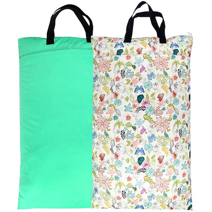wegreeco Reusable Hanging Wet Dry Cloth Diaper Bag