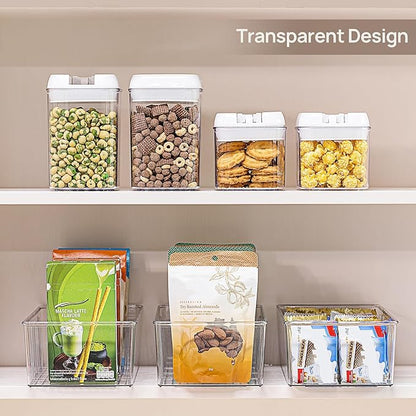 Vtopmart 10 Pack Food Storage Organizer Bins, Cabinet Organization and Storage