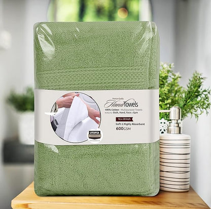 Utopia Towels 6 Pack Premium Hand Towels Set, 16 by 28 inches, 100% Ring Spun