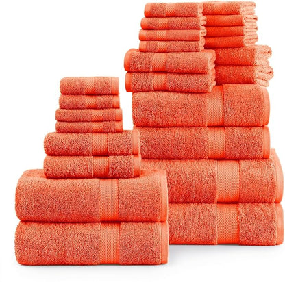 LANE LINEN 100% Luxury Cotton Bath Towel Set