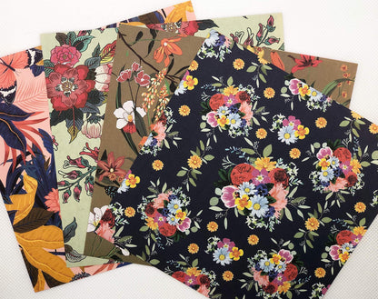 Origami Paper 500 sheets Flower Patterns 6" (15 cm): Tuttle Origami Paper: Double-Sided Origami Sheets Printed with 12 Different Patterns (Instructions for 6 Projects Included)