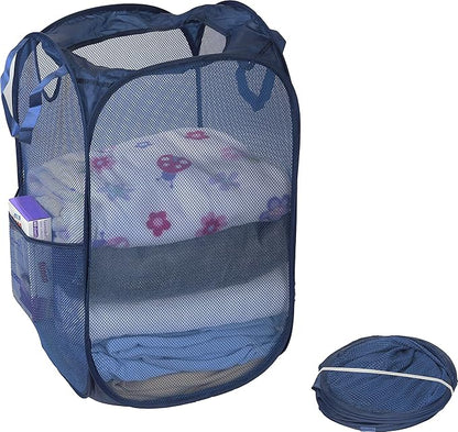 Simple Houseware Mesh Pop-Up Laundry Hamper Basket