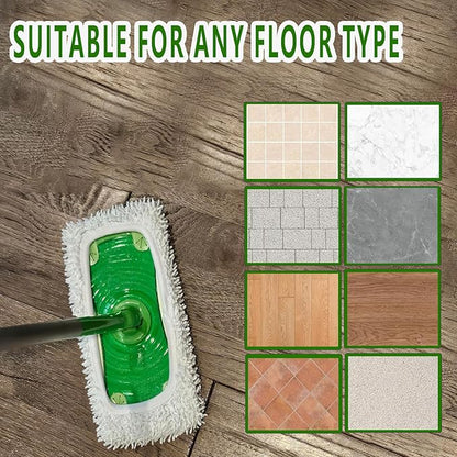 Reusable Microfiber Mop Pads Washable Wet Pads Compatible