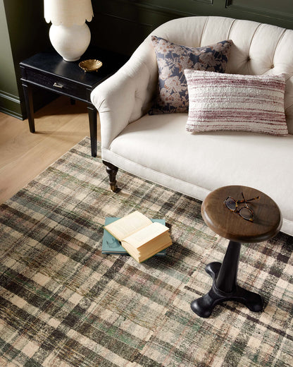 Loloi Chris Loves Julia Humphrey Collection HUM-03 Forest/Multi 5'-0'' x 7'-0'' .38" Pile Height, Area Rug feat. CloudPile