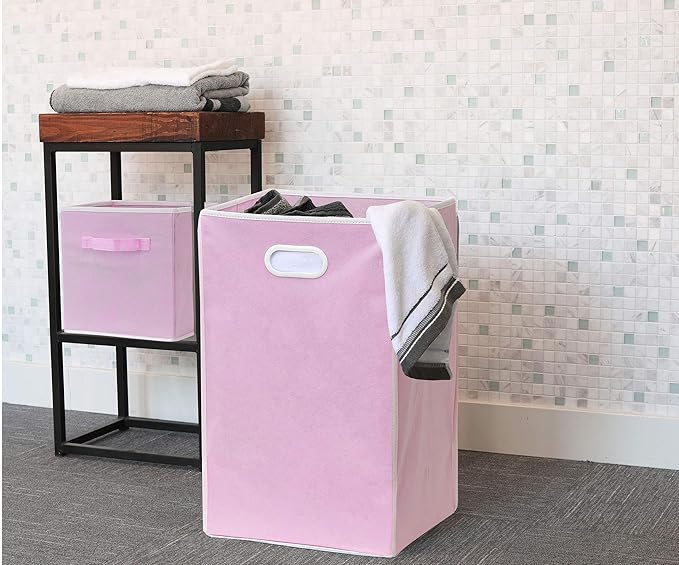 Simple Houseware Foldable Closet Laundry Hamper Basket