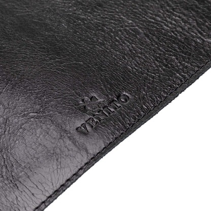 Venito Premium Leather Desk Mat (36 X 19 inch) - Large Mouse Mat for Home Office Accessories (Rustic Black)*