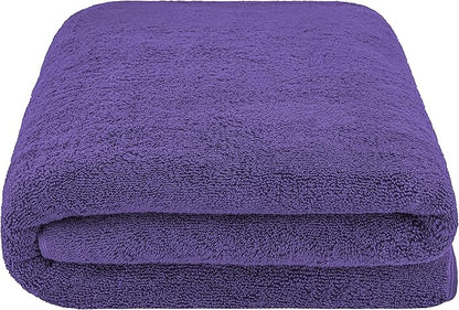 American Soft Linen 100% Cotton 600 GSM Turkish 40x80 Oversized Bath Towel Sheet