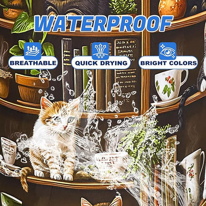 Cute Cat Laundry Basket Bookshelf Animal Oxford Cloth Laundry Hamper Funny