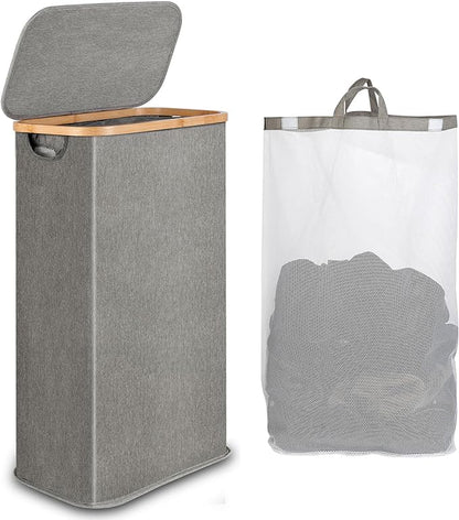65L Slim Laundry Hamper, Narrow Laundry Basket