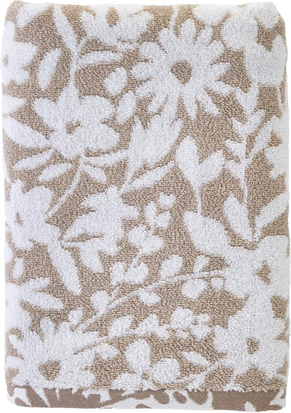 SKL Home Bedford Floral 100% Cotton Premium Bath Towel, 600 GSM, Soft &