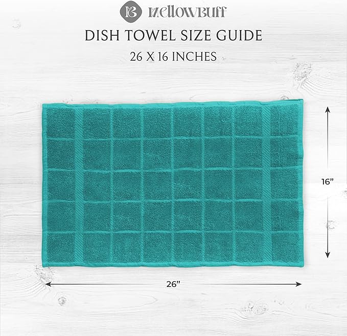 100% Cotton Terry Dish Cloth & Dish Towel)