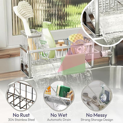 SWTYMIKI Sponge Holder for Kitchen Sink
