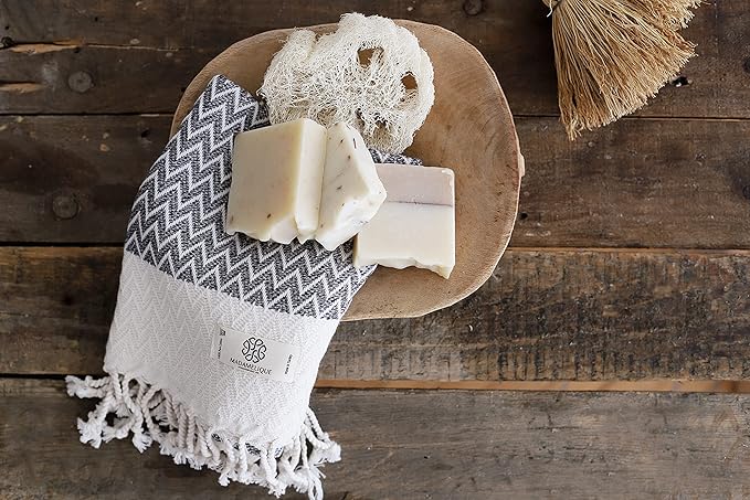 Madamelique Exclusive Hand Towels Set of 2-18 x 40 Inches