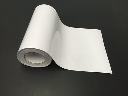 High Gloss Clear Vinyl Transfer Paper Self-Adhesive 12" x 10ft Roll w/Grid Backing 3mil (5 Rolls)