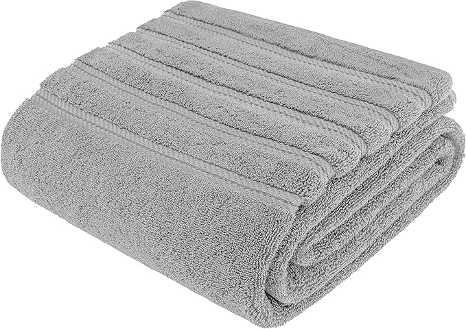 American Soft Linen 35x70 Jumbo Large Bath Towel, 600 GSM 100% Cotton Turkish