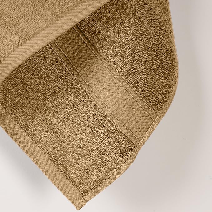 SUPERIOR Egyptian Cotton Pile Bath Towel Set of 2, Ultra Soft Luxury Towels