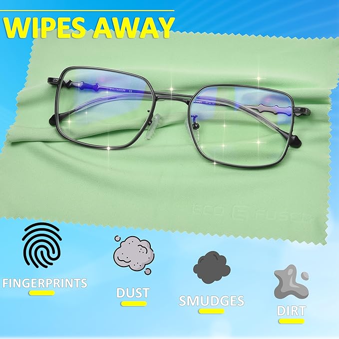 Eco-Fused Microfiber Cleaning Cloths