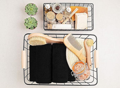 Utopia Towels 24 Pack Cotton Washcloths Set, 100% Ring Spun Cotton, Highly